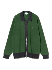 【SALE／30%OFF】LACOSTE / 別注 ニット ジップ カーディガン BEAMS ビームス アウトレット トップス カーディガン【RBA_E】【送料無料】[Rakuten Fashion]