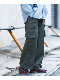 【SALE／50%OFF】M-47 セミワイド カーゴパンツ BEAMS HEART MEN ビームス アウトレット パンツ カーゴパンツ ブラック グリーン【RBA_E】【送料無料】[Rakuten Fashion]