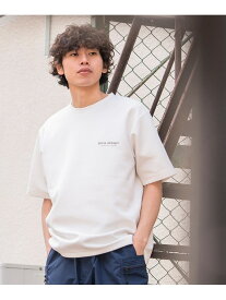 【SALE／40%OFF】ペールトーン ダンボール ロゴ プリント Tシャツ BEAMS HEART MEN ビームス アウトレット トップス カットソー・Tシャツ ブルー グリーン ホワイト【RBA_E】[Rakuten Fashion]