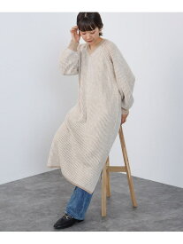 【SALE／50%OFF】バイカラー ニットワンピース BEAMS HEART WOMEN ビームス アウトレット ワンピース・ドレス その他のワンピース・ドレス イエロー ブラウン グリーン【RBA_E】[Rakuten Fashion]