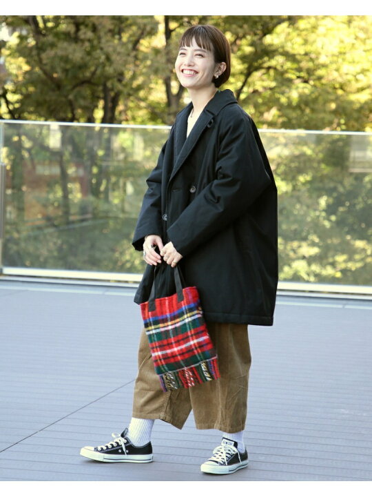 楽天市場】【SALE／60%OFF】BEAMS BOY / ギャバ 中綿 ダブル コート  