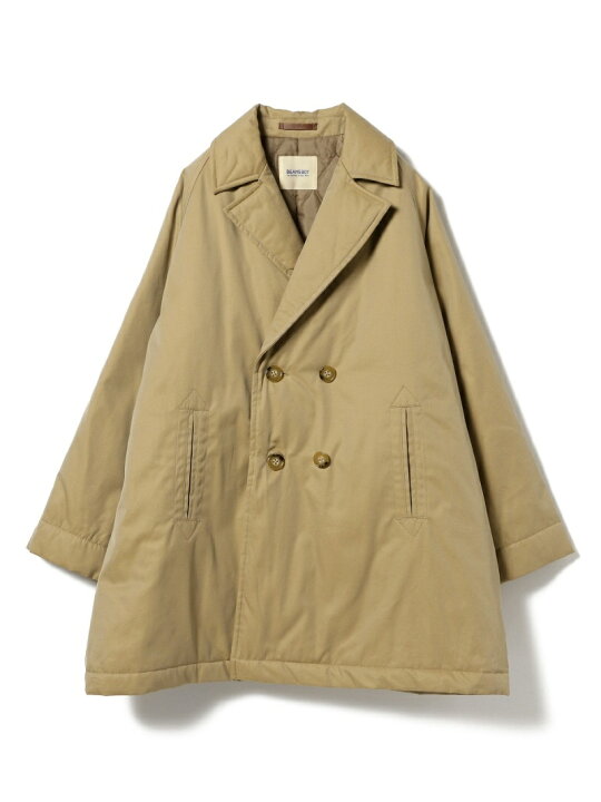 楽天市場】【SALE／60%OFF】BEAMS BOY / ギャバ 中綿 ダブル コート  