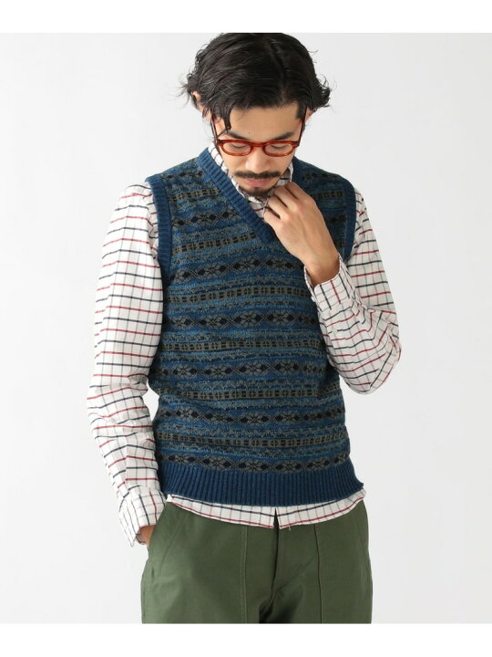 楽天市場】【SALE／50%OFF】BEAMS PLUS / インディゴ フェアアイル 
