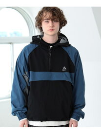 【SALE／60%OFF】GERRY / ナイロン アノラック パーカー BEAMS HEART MEN ビームス アウトレット ジャケット・アウター ブルゾン・ジャンパー ブルー グリーン【RBA_E】【送料無料】[Rakuten Fashion]