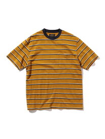 【SALE／50%OFF】BEAMS PLUS / ワイド ホリゾンタル ストライプ ポケットTシャツ BEAMS PLUS ビームス アウトレット トップス カットソー・Tシャツ ゴールド グリーン【RBA_E】【送料無料】[Rakuten Fashion]