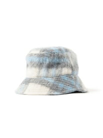 【SALE／40%OFF】シャギー チェック柄 ハット BEAMS HEART WOMEN ビームス アウトレット 帽子 ハット ホワイト ベージュ【RBA_E】[Rakuten Fashion]