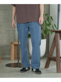 【SALE／50%OFF】ルーズ ストレートデニム パンツ BEAMS HEART MEN ビームス アウトレット パンツ ジーンズ・デニムパンツ ネイビー ブラック【RBA_E】[Rakuten Fashion]