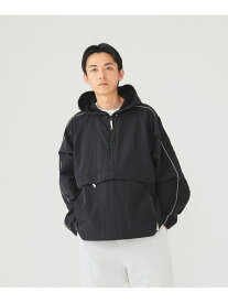 【SALE／70%OFF】ナイロン アノラック パーカー BEAMS ビームス アウトレット ジャケット・アウター ブルゾン・ジャンパー ブラック【RBA_E】【送料無料】[Rakuten Fashion]