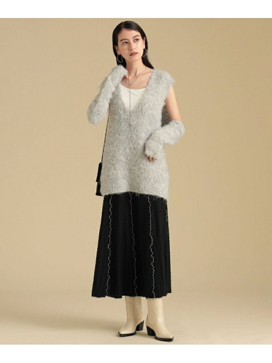 楽天市場】【SALE／50%OFF】Ray BEAMS / シャギー ニット ベスト Ray 