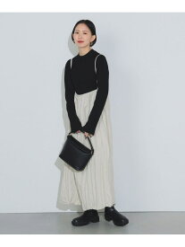 【SALE／40%OFF】キャミクリンクルスカート * プルオーバーニット(セットアイテム) BEAMS HEART WOMEN ビームス アウトレット ワンピース・ドレス その他のワンピース・ドレス ホワイト グレー ブラック【RBA_E】【送料無料】[Rakuten Fashion]
