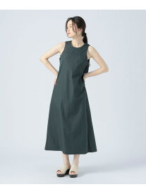 【SALE／50%OFF】アメスリ バックシャン ワンピース BEAMS HEART WOMEN ビームス アウトレット ワンピース・ドレス その他のワンピース・ドレス グレー ブラウン【RBA_E】【送料無料】[Rakuten Fashion]