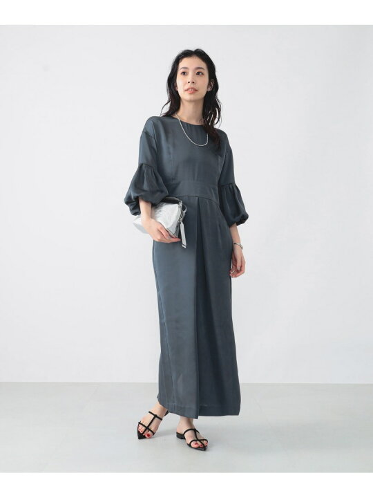 楽天市場】【SALE／60%OFF】ボリュームスリーブ ワンピース Demi-Luxe 