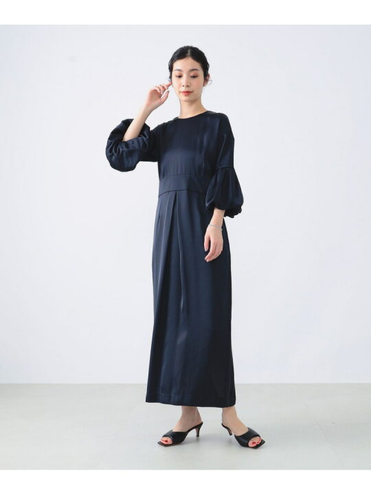 楽天市場】【SALE／60%OFF】ボリュームスリーブ ワンピース Demi-Luxe 