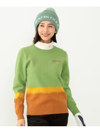 【SALE／60%OFF】＜WOMEN＞ ORANGE LABEL / フェードカラー グラデーション ニット BEAMS GOLF ORANGE LABEL ビームス アウトレット トップス ニット ベージュ ホワイト グリーン【RBA_E】【送料無料】[Rakuten Fashion]