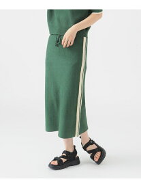 【SALE／40%OFF】ブークレ ニット スカート(S~M) B:MING by BEAMS ビームス アウトレット スカート ロング・マキシスカート グリーン ネイビー ベージュ【RBA_E】【送料無料】[Rakuten Fashion]