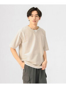 �ySALE�^40%OFF�z�N�[���^�b�` �L�[�l�b�N ���C���[�h T�V���c(�ڐG�⊴) BEAMS HEART MEN �r�[���X �A�E�g���b�g �g�b�v�X �J�b�g�\�[�ET�V���c �x�[�W�� �O���[�� �z���C�g �l�C�r�[�yRBA_E�z[Rakuten 
