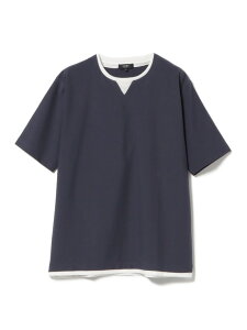 �ySALE�^40%OFF�z�N�[���^�b�` �L�[�l�b�N ���C���[�h T�V���c(�ڐG�⊴) BEAMS HEART MEN �r�[���X �A�E�g���b�g �g�b�v�X �J�b�g�\�[�ET�V���c �x�[�W�� �O���[�� �z���C�g �l�C�r�[�yRBA_E�z[Rakuten 