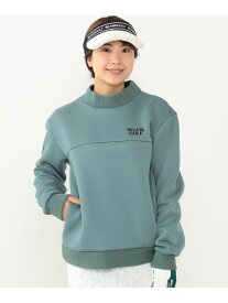 【SALE／60%OFF】ORANGE LABEL / ダンボールニット ハイネック プルオーバー BEAMS GOLF ORANGE LABEL ビームス アウトレット トップス スウェット・トレーナー グリーン ホワイト ピンク【RBA_E】【送料無料】[Rakuten Fashion]