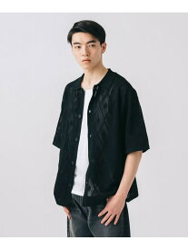 【SALE／30%OFF】メッシュ ニット シャツ(タンクトップ セット) BEAMS HEART MEN ビームス アウトレット トップス シャツ・ブラウス ブラック ブルー【RBA_E】【送料無料】[Rakuten Fashion]