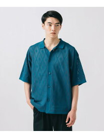 【SALE／30%OFF】メッシュ ニット シャツ(タンクトップ セット) BEAMS HEART MEN ビームス アウトレット トップス シャツ・ブラウス ブラック ブルー【RBA_E】【送料無料】[Rakuten Fashion]