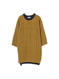 【SALE／30%OFF】B:MING by BEAMS / バイカラー ニットワンピース B:MING by BEAMS ビームス アウトレット ワンピース・ドレス シャツワンピース【RBA_E】[Rakuten Fashion]