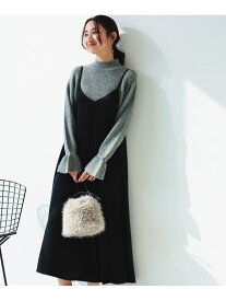 【SALE／60%OFF】ニット プルオーバー * キャミ ワンピース セット B:MING by BEAMS ビームス アウトレット ワンピース・ドレス ワンピース ブラック ベージュ ブルー【RBA_E】【送料無料】[Rakuten Fashion]