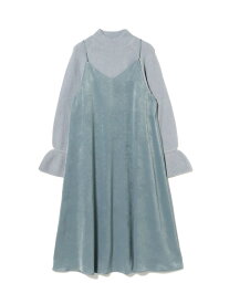 【SALE／50%OFF】ニット プルオーバー * キャミ ワンピース セット B:MING by BEAMS ビームス アウトレット ワンピース・ドレス ワンピース ブラック ベージュ ブルー【RBA_E】【送料無料】[Rakuten Fashion]