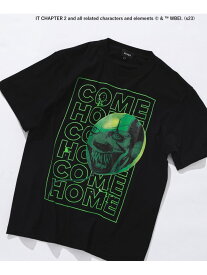 【SALE／50%OFF】BEAMS / IT COME HOME T-shirt BEAMS T ビームス アウトレット トップス カットソー・Tシャツ ブラック ベージュ【RBA_E】[Rakuten Fashion]