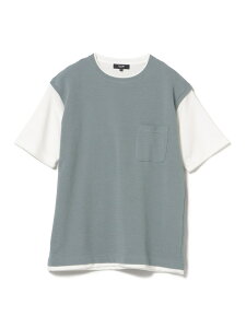�ySALE�^40%OFF�z�t�F�C�N���C���[�h �x�X�g T�V���c(�ڐG�⊴) BEAMS HEART MEN �r�[���X �A�E�g���b�g �g�b�v�X �J�b�g�\�[�ET�V���c �z���C�g �u���[ �l�C�r�[ �O���[���yRBA_E�z[Rakuten Fashion]