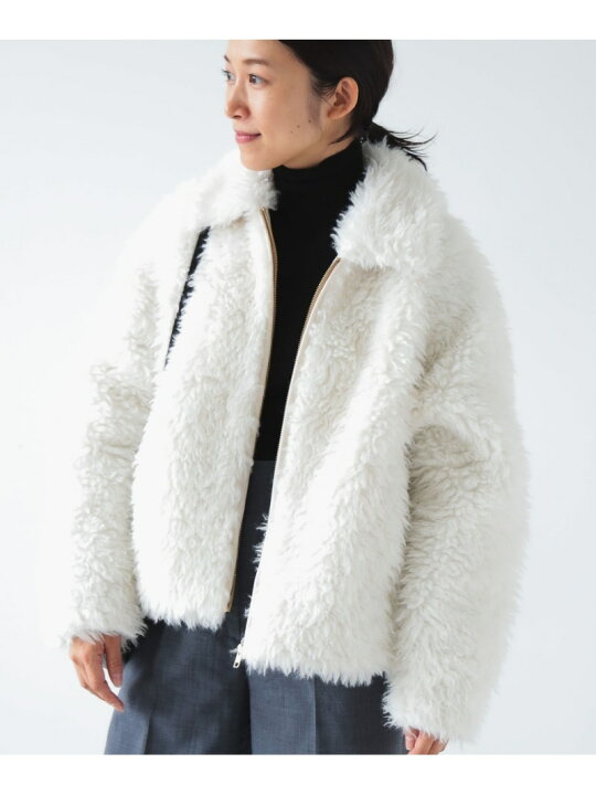 楽天市場】【SALE／50%OFF】フェイクファー ブルゾン B:MING by BEAMS 
