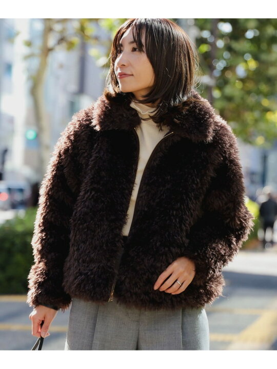 楽天市場】【SALE／50%OFF】フェイクファー ブルゾン B:MING by BEAMS 
