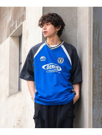 【SALE／60%OFF】Vネック ゲーム Tシャツ BEAMS HEART MEN ビームス アウトレット トップス カットソー・Tシャツ ホワイト ブルー【RBA_E】[Rakuten Fashion]