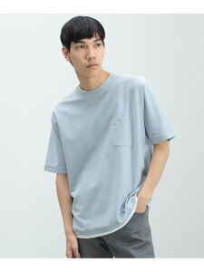 �ySALE�^40%OFF�z�t�F�C�N���C���[ �|�P�b�g T�V���c(�ڐG�⊴) BEAMS HEART MEN �r�[���X �A�E�g���b�g �g�b�v�X �J�b�g�\�[�ET�V���c �O���[�� �z���C�g �O���[ �u���[�yRBA_E�z[Rakuten Fashion]