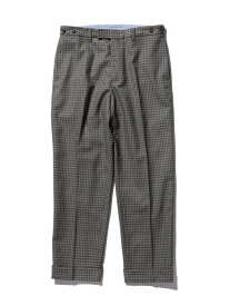 【SALE／60%OFF】BEAMS PLUS / フランネル ドビーチェック アイビー トラウザーズ アンクルカット BEAMS MEN ビームス アウトレット パンツ その他のパンツ ベージュ【RBA_E】【送料無料】[Rakuten Fashion]