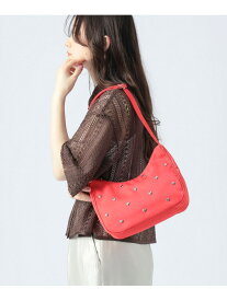 【SALE／50%OFF】ハート スタッズ バッグ BEAMS HEART WOMEN ビームス アウトレット バッグ ショルダーバッグ ブラック レッド【RBA_E】[Rakuten Fashion]