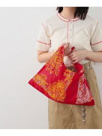 【SALE／60%OFF】BEAMS BOY / イレギュラー バンダナ バッグ BEAMS BOY ビームス アウトレット バッグ その他のバッグ ネイビー イエロー レッド【RBA_E】[Rakuten Fashion]