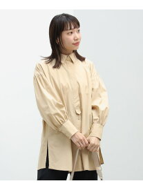 【SALE／40%OFF】オーバー チュニックシャツ BEAMS HEART WOMEN ビームス アウトレット トップス シャツ・ブラウス ホワイト ベージュ【RBA_E】[Rakuten Fashion]