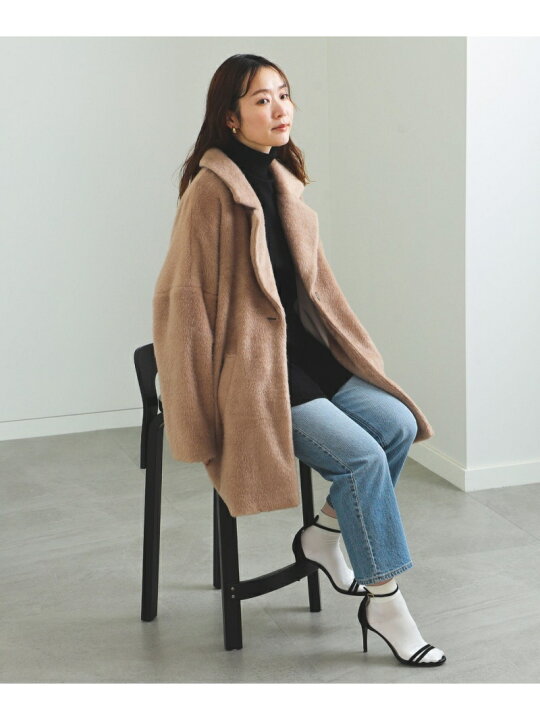 楽天市場】【SALE／50%OFF】BEAMS HEART / シャギー コクーンコート 