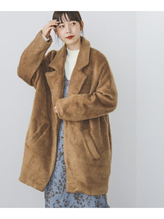 楽天市場】【SALE／50%OFF】BEAMS HEART / シャギー コクーンコート 