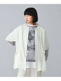 【SALE／60%OFF】maturely / FibrilSatin Blouse BEAMS BOY ビームス アウトレット トップス シャツ・ブラウス ブラウン ホワイト【RBA_E】【送料無料】[Rakuten Fashion]