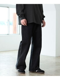 【SALE／50%OFF】バギー フレア デニム パンツ BEAMS HEART MEN ビームス アウトレット パンツ ジーンズ・デニムパンツ ブラック ネイビー【RBA_E】[Rakuten Fashion]