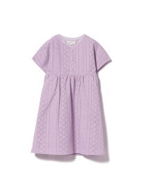 【SALE／60%OFF】パンチング レース ワンピース(90~150cm) BEAMS mini ビームス アウトレット ワンピース・ドレス ドレス オレンジ【RBA_E】[Rakuten Fashion]