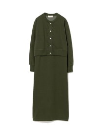 【SALE／50%OFF】カット カーディガン * ワンピース セット(S~M) B:MING by BEAMS ビームス アウトレット ワンピース・ドレス ワンピース ブラック グリーン【RBA_E】【送料無料】[Rakuten Fashion]