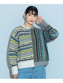 【SALE／30%OFF】フェアアイル ニットプルオーバー BEAMS HEART WOMEN ビームス アウトレット トップス ニット ホワイト【RBA_E】【送料無料】[Rakuten Fashion]