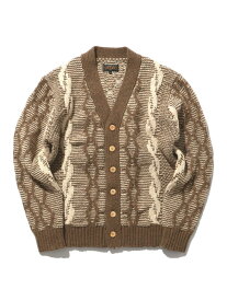 【SALE／60%OFF】ヘビー ケーブルパターン カーディガン BEAMS PLUS ビームス アウトレット トップス ニット オレンジ グリーン ブラウン ベージュ【RBA_E】【送料無料】[Rakuten Fashion]