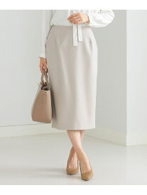 【SALE／70%OFF】BEAMS HEART / ドビー タイトスカート BEAMS HEART ビームス アウトレット スカート ロング・マキシスカート ベージュ ネイビー【RBA_E】[Rakuten Fashion]