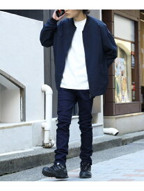 【SALE／40%OFF】ストレッチ デニム スキニー パンツ BEAMS HEART MEN ビームス アウトレット パンツ ジーンズ・デニムパンツ ネイビー ブルー ブラック【RBA_E】【送料無料】[Rakuten Fashion]