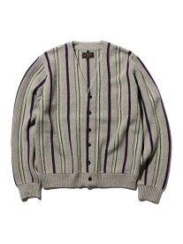 【SALE／60%OFF】12ゲージ ストライプ カーディガン BEAMS PLUS ビームス アウトレット トップス カーディガン ブラウン グレー オレンジ ネイビー【RBA_E】【送料無料】[Rakuten Fashion]