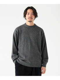 【SALE／70%OFF】5ゲージ ダメージ クルー ニット B:MING by BEAMS ビームス アウトレット トップス ニット ブラック グレー【RBA_E】[Rakuten Fashion]