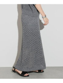 【SALE／40%OFF】ラメニット ロングスカート BEAMS HEART WOMEN ビームス アウトレット スカート ロング・マキシスカート ベージュ【RBA_E】【送料無料】[Rakuten Fashion]